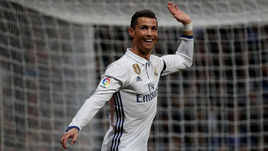 Нападающий "Реала" КРИШТИАНУ РОНАЛДУ.