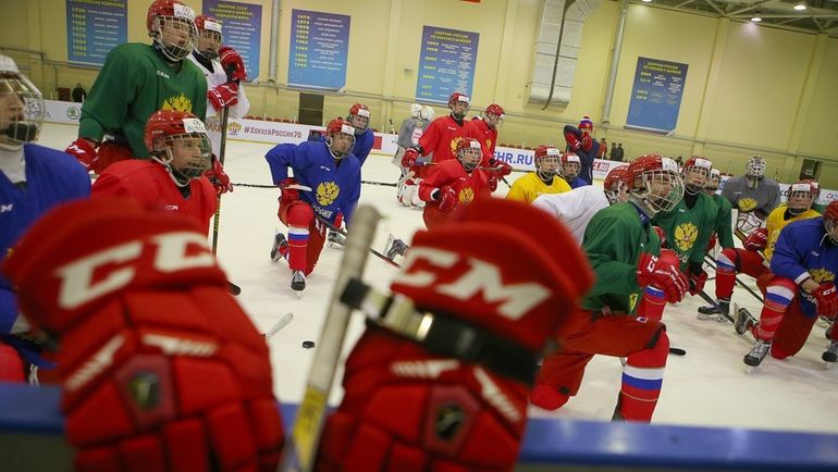 Сегодня. Новогорск. День открытых дверей в юниорской сборной. Фото ФХР Сегодня. Новогорск. День открытых дверей в юниорской сборной. Фото ФХР