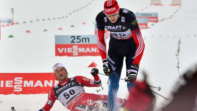 Петтер НОРТУГ (слева) и Петр СЕДОВ. Фото AFP Петтер НОРТУГ (слева) и Петр СЕДОВ. Фото AFP