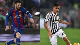 Пауло ДИБАЛА (справа) и Лионель МЕССИ.