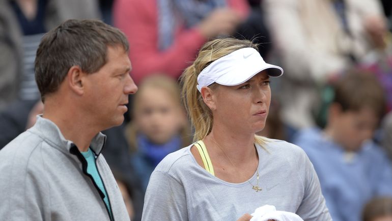 Мария ШАРАПОВА и Свен ГРЕНЕФЕЛЬД. Фото AFP Мария ШАРАПОВА и Свен ГРЕНЕФЕЛЬД. Фото AFP