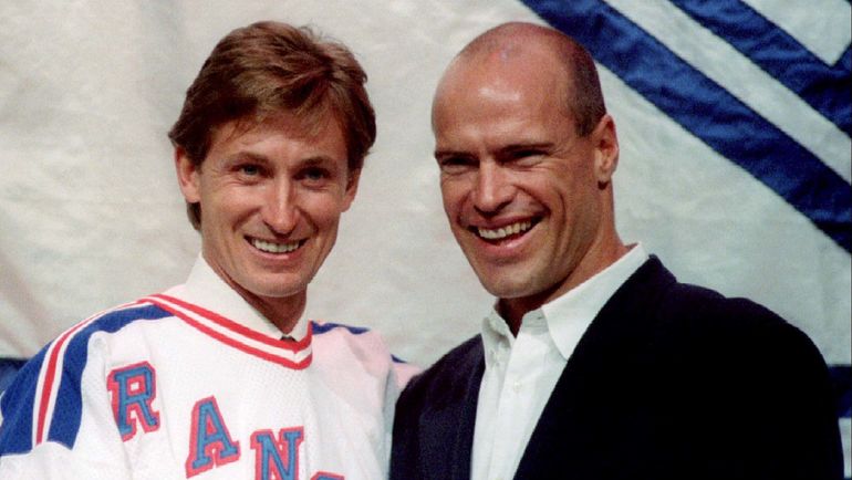 Уэйн ГРЕТЦКИ и Марк МЕССЬЕ. Фото REUTERS Уэйн ГРЕТЦКИ и Марк МЕССЬЕ. Фото REUTERS