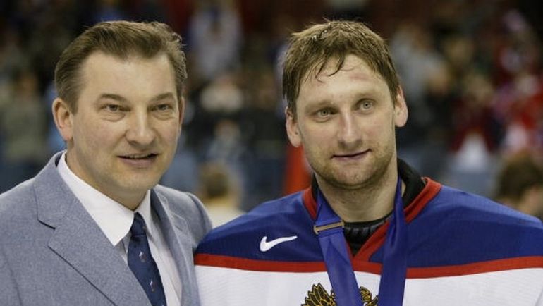 Владислав ТРЕТЬЯК (слева) и Николай ХАБИБУЛИН. Владислав ТРЕТЬЯК (слева) и Николай ХАБИБУЛИН.