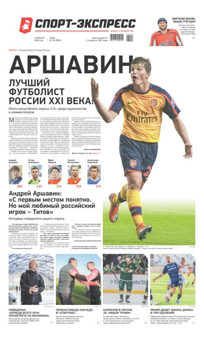 Аршавин — лучший футболист России XXI века!