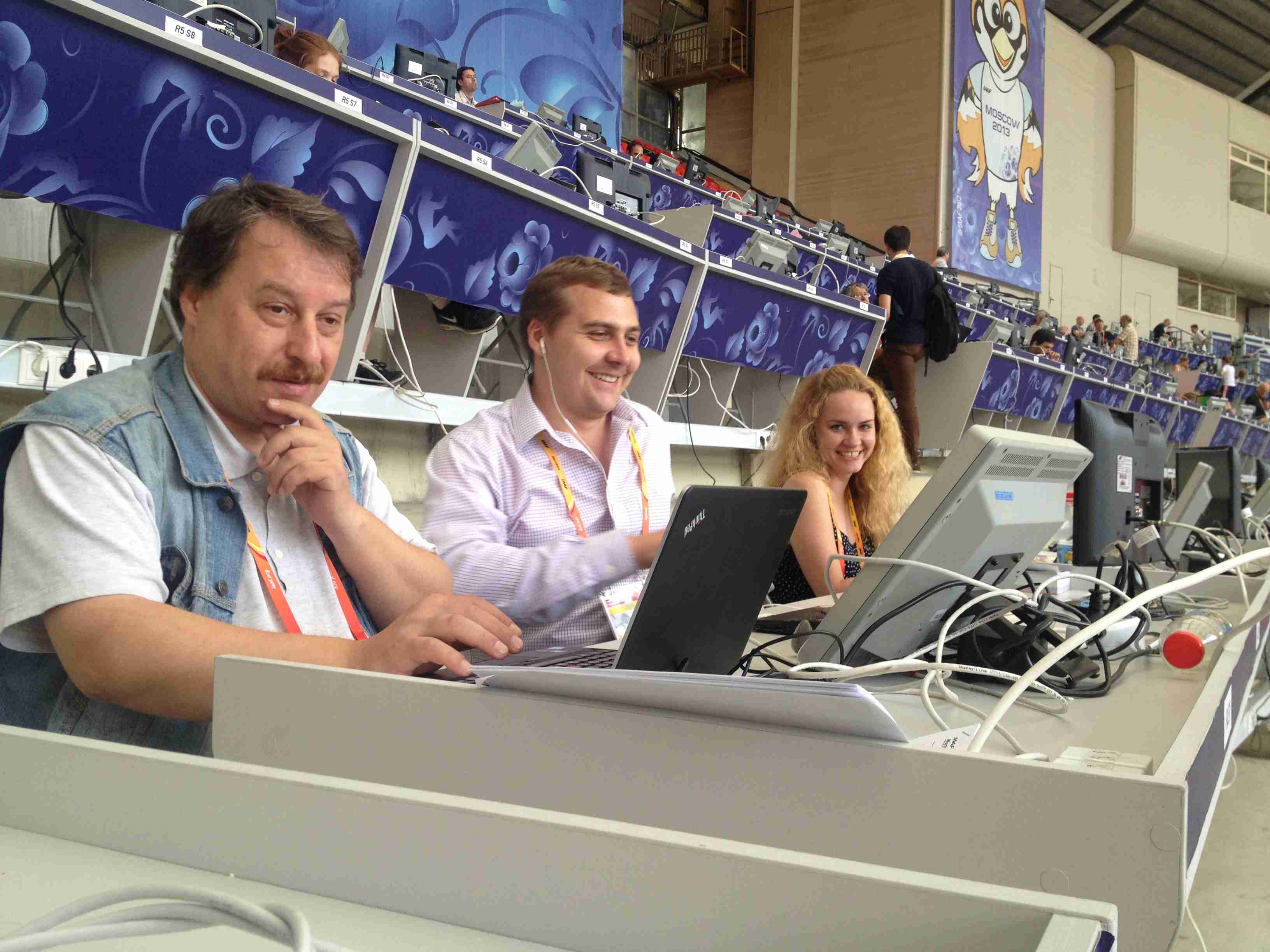 (слева направо Сергей РОДИЧЕНКО, Сергей БУТОВ и Екатерина КУЛИНИЧЕВА)