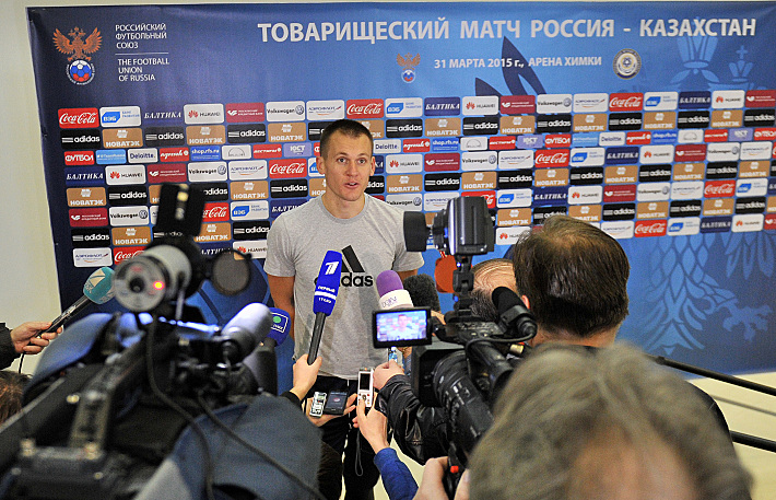 Вчера. Химки. Тренировка сборной России. Артем РЕБРОВ. Фото - Алексей ИВАНОВ,