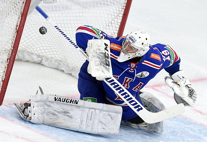 Воскресенье. Санкт-Петербург. СКА - ЦСКА - 2:1 ОТ. Микко КОСКИНЕН – безоговорочный первый номер питерской команды. Фото - Владимир Беззубов, photo.khl.ru