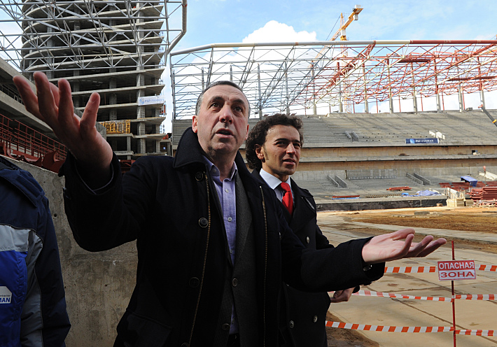 Евгений ГИНЕР и генеральный директор ЦСКА Роман БАБАЕВ. Фото - Федор УСПЕНСКИЙ,