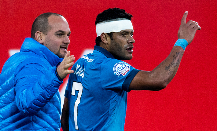 ЭДУАРДУ ДОС САНТОС (слева) и ХАЛК. Фото - Вячеслав ЕВДОКИМОВ/ФК