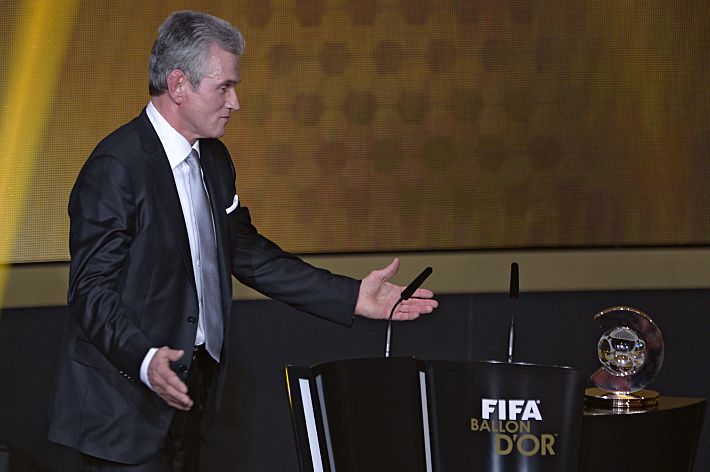 Юпп ХАЙНКЕСС – лучший тренер мира 2013 года. Фото - AFP