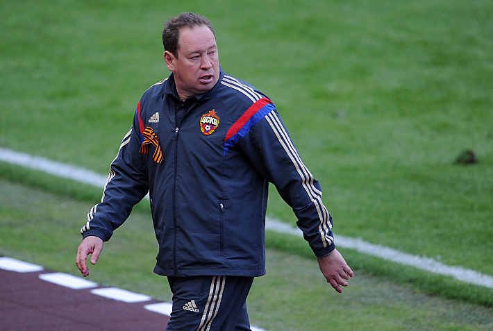 Главный тренер ЦСКА Леонид СЛУЦКИЙ. Фото - Алексей ИВАНОВ,