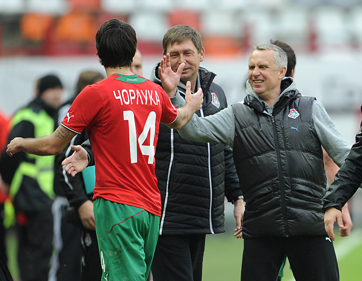Ведран ЧОРЛУКА и Леонид КУЧУК. Фото - Александр ФЕДОРОВ,