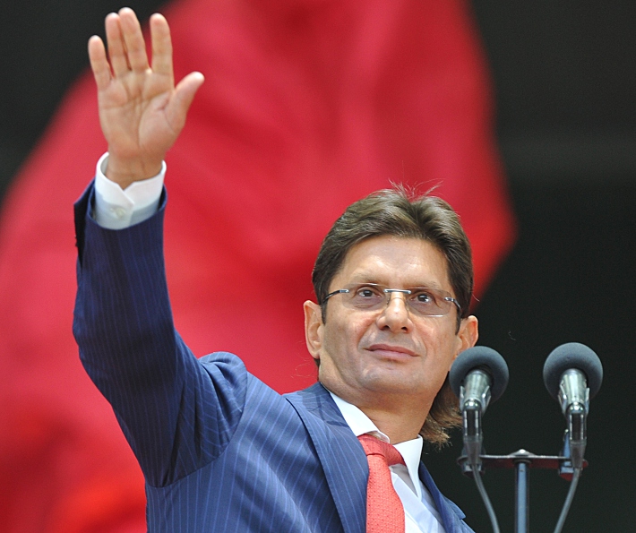 5 сентября 2014 года. Москва. Тушино. Леонид ФЕДУН открывает стадион