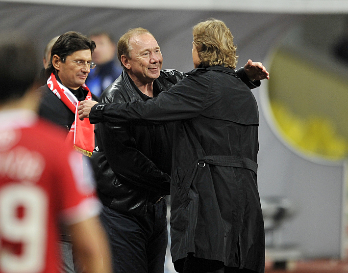 Леонид ФЕДУН, Олег РОМАНЦЕВ и Валерий КАРПИН. Фото - Алексей ИВАНОВ,