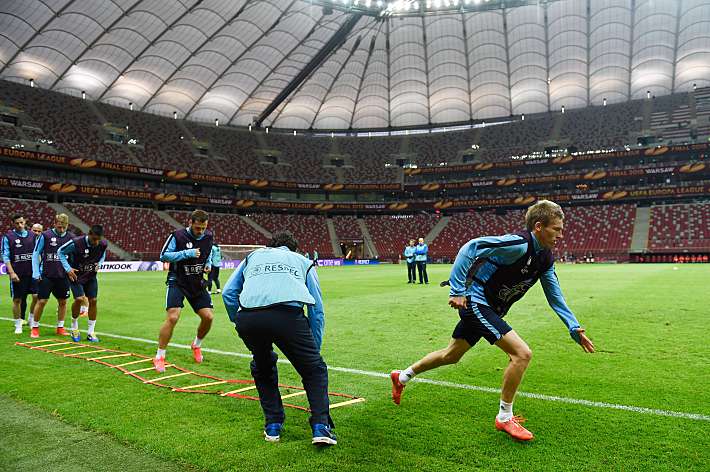 Предматчевая тренировка