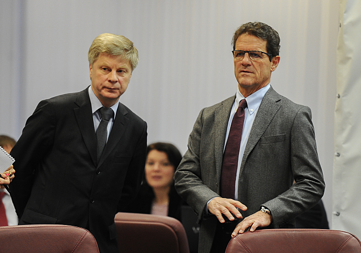 Николай ТОЛСТЫХ и Фабио КАПЕЛЛО. Фото Антон СЕРГИЕНКО,