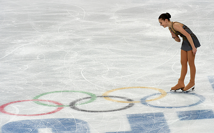 Олимпийская чемпионка Сочи в одиночном катании Аделина СОТНИКОВА. Фото - Александр ФЕДОРОВ,