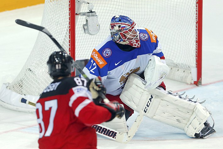 17 мая. Прага. Канада - Россия - 6:1. Гол Сидни КРОСБИ. Фото - REUTERS