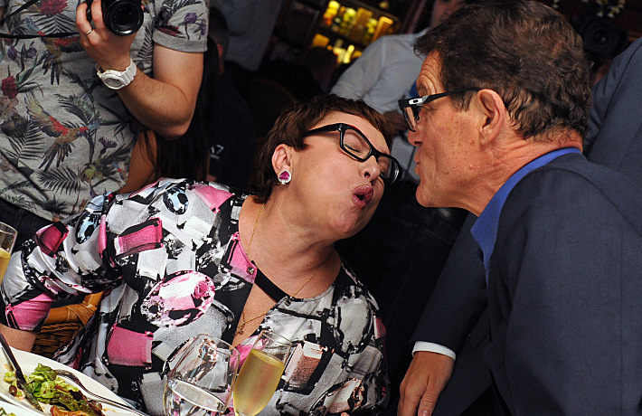 Ольга СМОРОДСКАЯ и Фабио КАПЕЛЛО. Фото Александр ФЕДОРОВ,