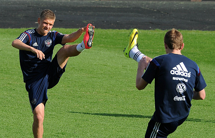 Ошибок Олега ШАТОВА некоторые будут ждать больше, чем голов сборной. Фото Александр ФЕДОРОВ,