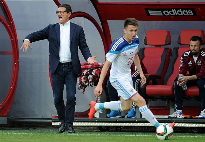 Фабио КАПЕЛЛО и Александр ГОЛОВИН. Фото Алексей ИВАНОВ,