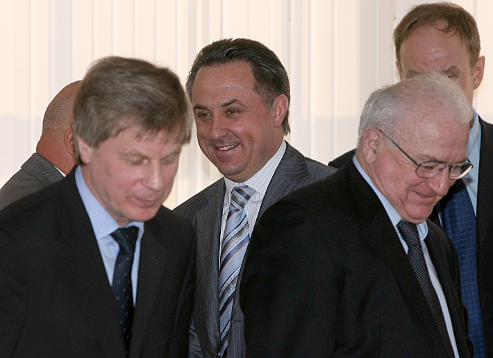 Николай ТОЛСТЫХ, Виталий МУТКО и Никита СИМОНЯН. Фото Татьяна ДОРОГУТИНА,