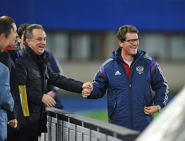 Виталий МУТКО и Фабио КАПЕЛЛО. Фото Александр ФЕДОРОВ,