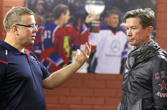 Игорь ЗАХАРКИН и Вячеслав БЫКОВ. Фото - Игорь ЗОЛОТАРЕВ