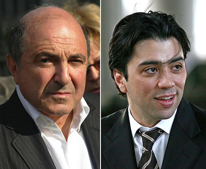 Борис БЕРЕЗОВСКИЙ и Киа ДЖУРАБЧАН. Фото - AFP