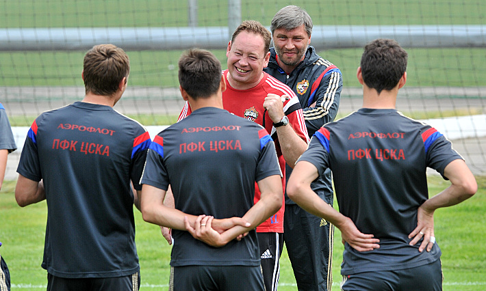 Леонид СЛУЦКИЙ и Сергей ОВЧИННИКОВ. Фото - Алексей ИВАНОВ,