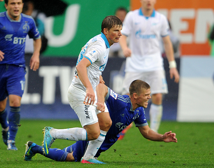 Увы, но с Игорем ДЕНИСОВЫМ Андрей АРШАВИН уже вряд ли сыграет в одной команде. Фото Алексей ИВАНОВ,