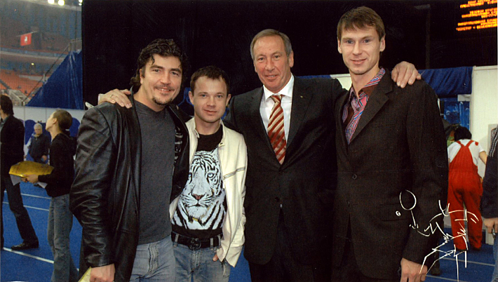 Николай ПИСАРЕВ, Дмитрий ПАРФЕНОВ, Шамиль ТАРПИЩЕВ и Егор ТИТОВ. Фото из личного архива Егора ТИТОВА