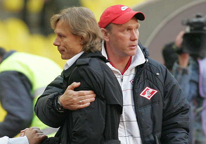 10 апреля 2010 года. Валерий КАРПИН и Сергей РОДИОНОВ. Фото Татьяна ДОРОГУТИНА