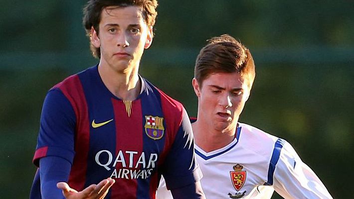 Амир НАТХО в игре за барселонский