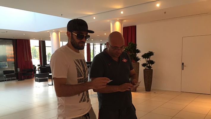 5 июля. Абтвиль. Юра МОВСИСЯН прибыл на сбор