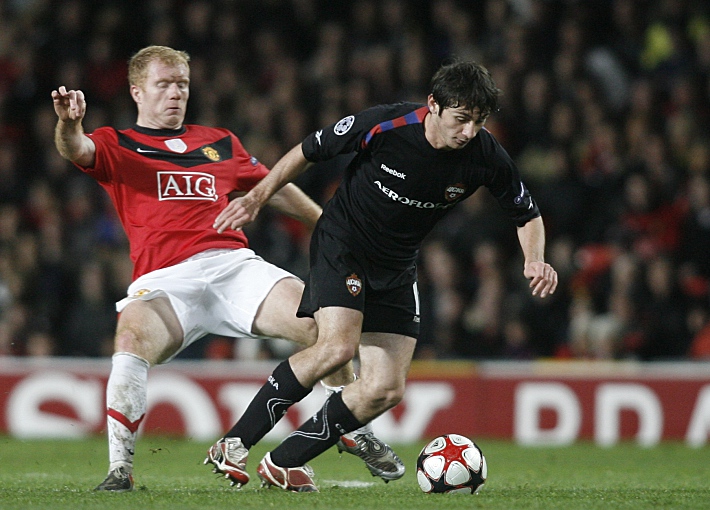 В сезоне-2008/09 в 1/8 финала Лиги чемпионов ЦСКА встречался с