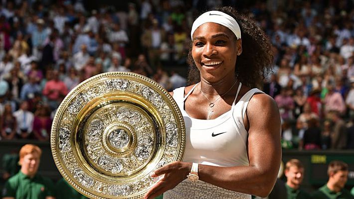 Суббота. Лондон. Серена УИЛЬЯМС выиграла Уимблдон-2015. Фото - AFP