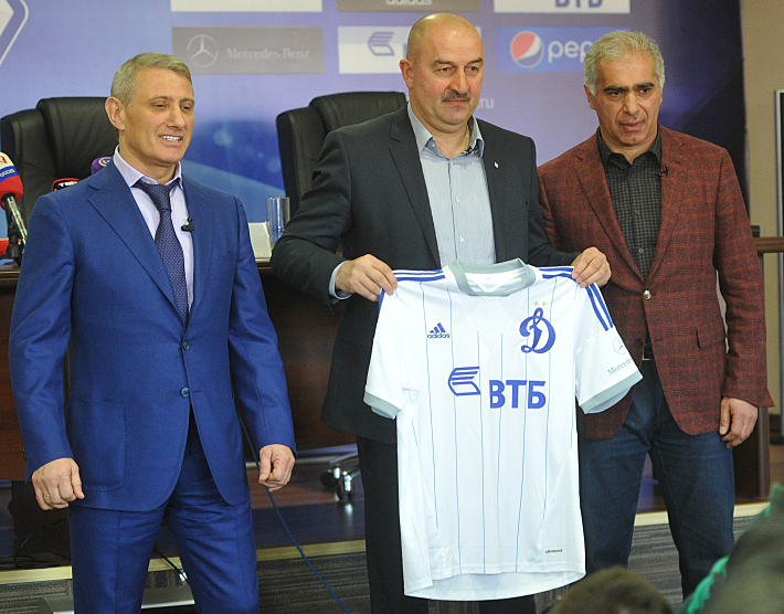 11 апреля 2014 года. Новогорск. Борис РОТЕНБЕРГ, Станислав ЧЕРЧЕСОВ и Гурам АДЖОЕВ. Фото Татьяна ДОРОГУТИНА,