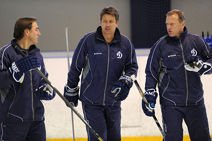 Виктор ИГНАТЬЕВ, Харийс ВИТОЛИНЬШ и Владимир ВОРОБЬЕВ. Фото - Алексей ИВАНОВ,