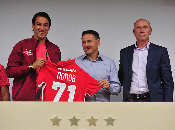 Ивелин ПОПОВ, Дмитрий АЛЕНИЧЕВ и Сергей РОДИОНОВ. Фото - Александр ФЕДОРОВ,