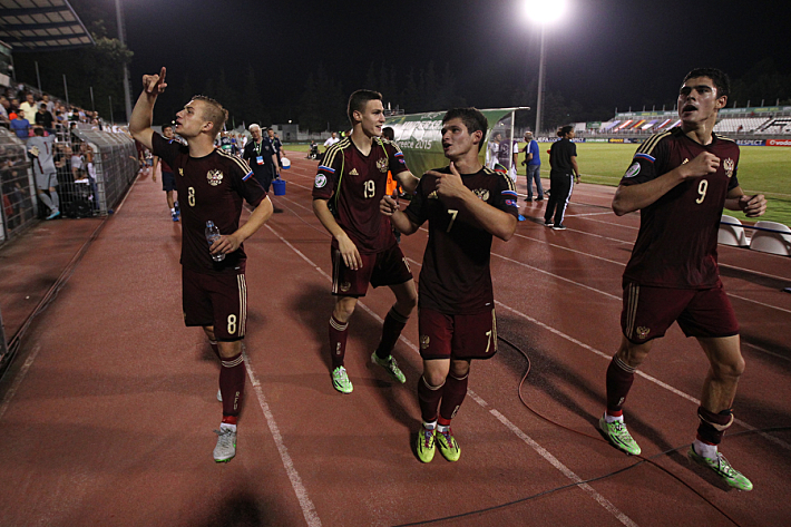 13 июля. Катерини. Россия - Германия - 2:2. Юношеская сборная России - полуфиналист Euro-2015. Михаил ШАПАЕВ, РФС