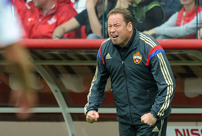 Главный тренер ЦСКА Леонид СЛУЦКИЙ. Фото - Алексей ИВАНОВ,