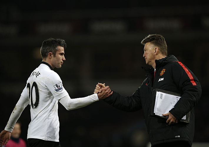 Робин Ван ПЕРСИ и Луи Ван ГАЛ. Фото AFP