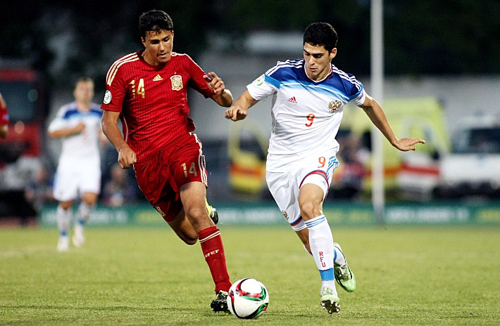 19 июля. Финал юношеского EURO-2015. Испания - Россия - 2:0. Фото AFP