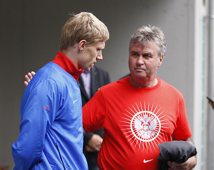 Павел ПОГРЕБНЯК и Гус ХИДДИНК. Фото - Александр ФЕДОРОВ,