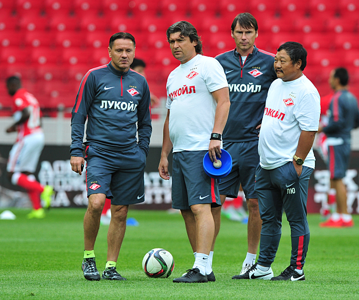 Дмитрий АЛЕНИЧЕВ, Дмитрий АНАНКО, Егор ТИТОВ и ЛЮ ХУНШЕН. Фото - Александр ФЕДОРОВ,