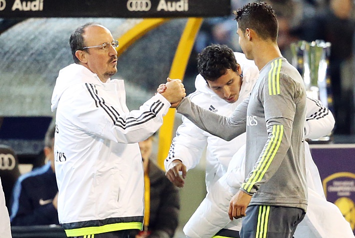 Рафаэль БЕНИТЕС и КРИШТИАНУ РОНАЛДУ. Фото REUTERS