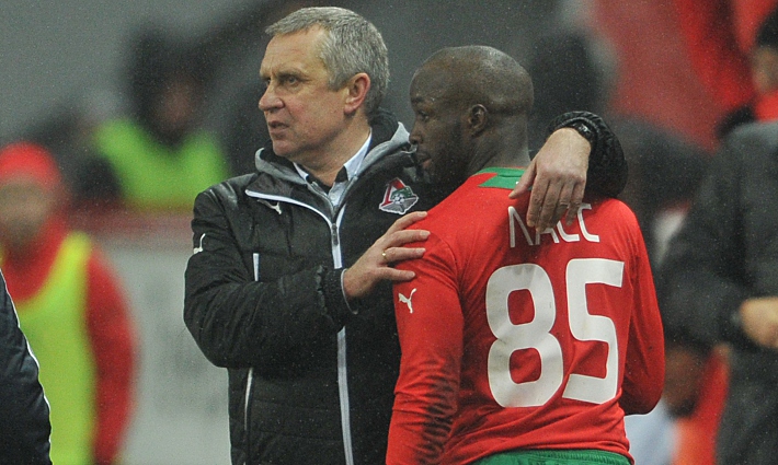 Леонид КУЧУК и Лассана ДИАРРА. Фото Александр ФЕДОРОВ,