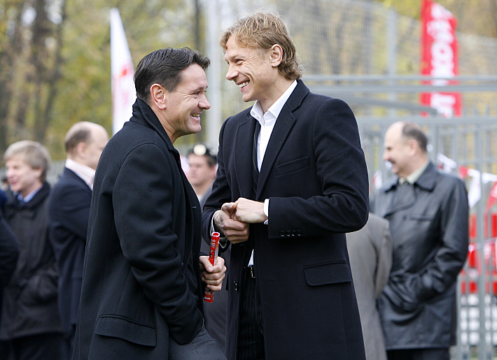 Дмитрий АЛЕНИЧЕВ и Валерий КАРПИН. Фото Алексей ИВАНОВ,