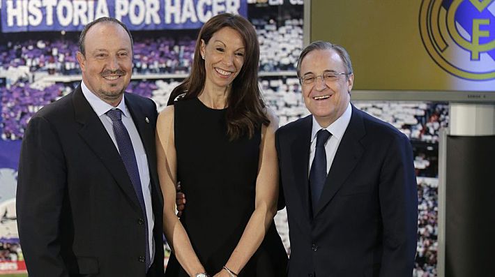 Рафаэль БЕНИТЕС, его жена Монсеррат и президент